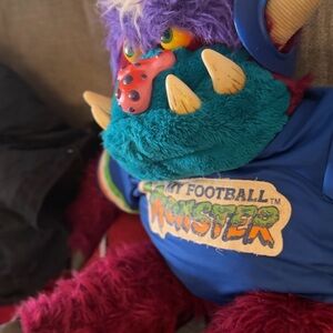 Vintage Amtoy 1986 My Football Monster (80s toy collectible)